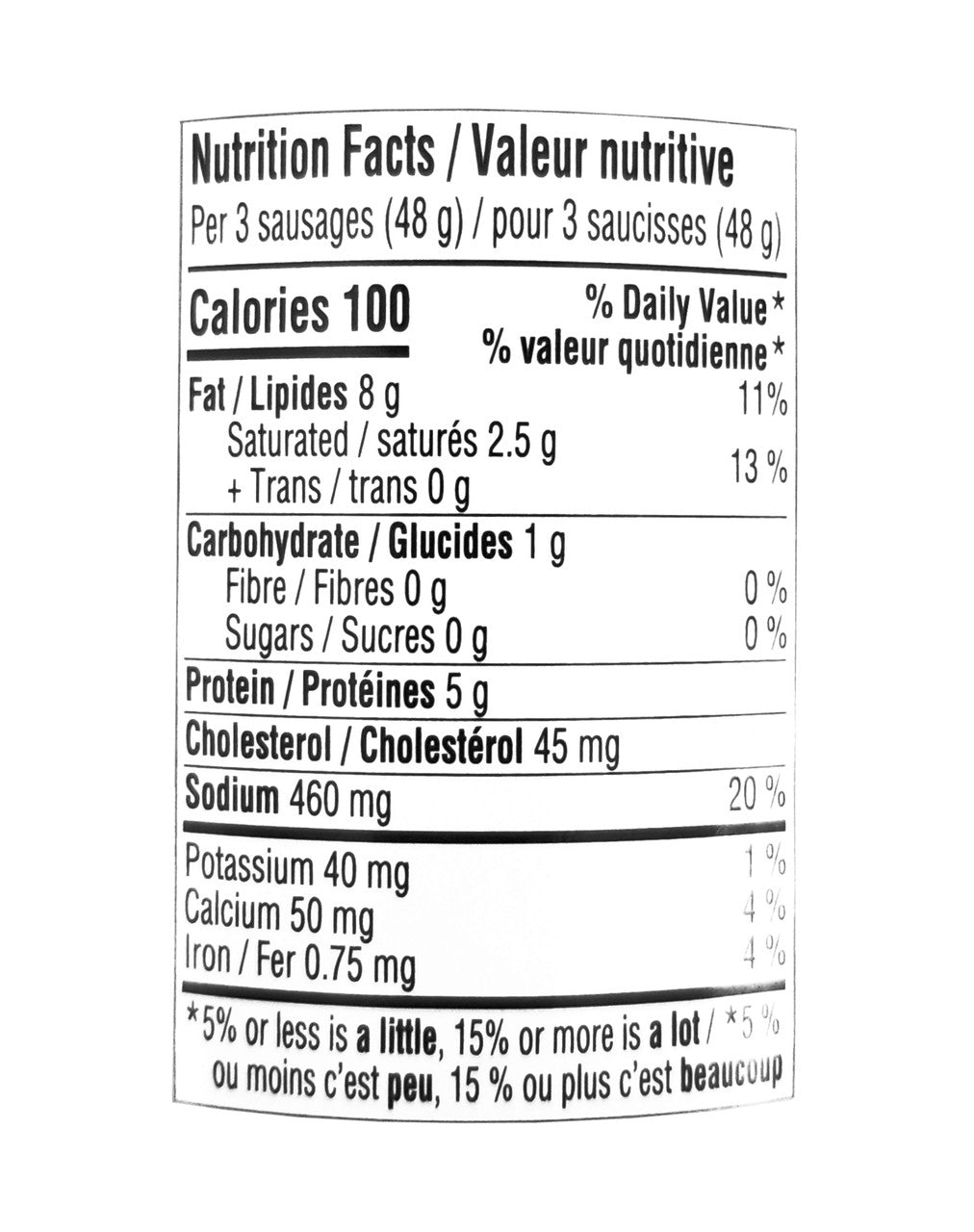Hereford Vienna sausage in Chicken Broth, 130g/4.5 oz. Can (Imported from Canada)